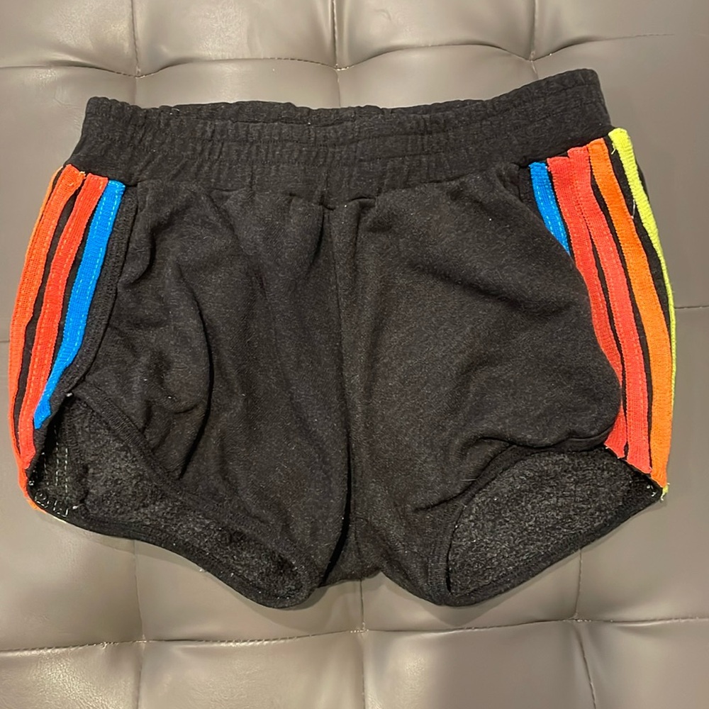 Amazing Aviator Nation 5 Stripe jogger sweat short. Like New